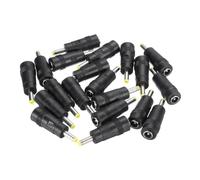 uxcell Adattatore connettore di alimentazione CC, confezione da 20 pezzi, jack femmina da 5,5 x 2,1 mm a spina maschio da 4,0 x 1,7 mm, connettore universale per router laptop