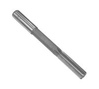 uxcell Alesatore per serraggio 18,5 mm, H7 HSS Tornio Alesatore a 6 scanalature dritte, Utensile da taglio a gambo rotondo, Punta da trapano per alesatura metrica per foro metallico in acciaio