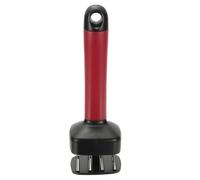 uxcell Batticarne piccolo, 18,9 x 5,6 cm, batticarne piccolo, per intenerire maiale, pollo, bistecca di pesce, grigliare barbecue, cremisi, nero carbone