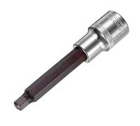 uxcell Chiave a bussola esagonale da 1/2" x H7 (7 mm), punte in acciaio S2 CR-V da 10,2 cm di lunghezza da utilizzare con chiave a cricchetto, barra di scorrimento, asta di prolunga