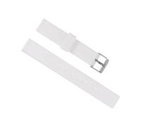 uxcell Cinturino in gomma morbida 16 mm di larghezza, cinturino in silicone di ricambio a sgancio rapido, bianco