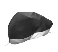 uxcell Copertura per bicicletta tandem a 2 posti, impermeabile, extra lunga, protezione da sole e pioggia, per bici da città a 2 posti, colore argento nero