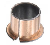 uxcell Cuscinetti a manicotto flangiato 20 mm foro x 23 mm OD x 20 mm lunghezza x 30 mm diametro flangia x 1,5 mm spessore flangia avvolto boccole oilless