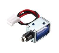 uxcell DC 12 V 0,42 A 30 g 3 mm Mini elettromagnetico serratura Push Pull Tipo per serratura Electirc Cabinet Door Lock