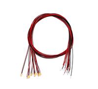 uxcell - Diodo di emissione LED SMD precablato, mini luce saldata, a19052800ux0639, Mocassini eleganti da donna, 0.8"x0.5"