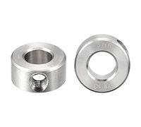 uxcell - Ferma da trapano in acciaio INOX da 1,5 cm per viti e mandrino, supporto profondità 2 pezzi