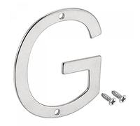 uxcell Lettera della Camera dell'acciaio inossidabile, lettera G a 2,76 pollici per il segno della porta dell'indirizzo dell'hotel della cassetta postale, lucidatura