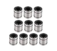 uxcell LM8SUU Cuscinetti a Sfera Lineari 8mm Foro 15mm OD 17mm Lungo per Macchina CNC Stampante 3D 10 pz