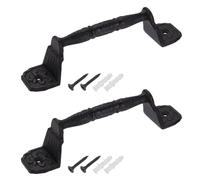 uxcell Maniglia per porta scorrevole in ghisa, 22,5 cm, 2 pezzi