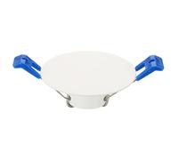 uxcell Piastra di copertura rotonda da soffitto da 70 mm, foro da parete per altoparlante da incasso con serratura a molla, pannello decorativo in acciaio per aperture a soffitto o cartongesso da 3,6