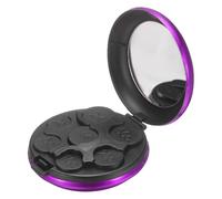 uxcell Portamonete, custodia rigida portatile, organizer e stoccaggio per monete, piccolo portamonete per cambio auto, portamonete per collezionisti, viola