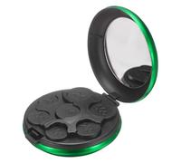 uxcell Portamonete, custodia rigida portatile, organizer e stoccaggio per monete, piccolo portamonete per cambio auto, portamonete per collezionisti, verde