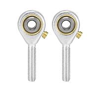 uxcell POSB3 Rod End Cuscinetti 3/16 "Alesaggio Pre-Lubrificato Cuscinetti #10-32 Maschio Filettatura Sinistra 2pcs