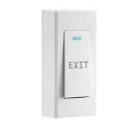 uxcell Pulsante di rilascio della porta Push to Exit Resettable NC/NO/COM Interruttore per controllo accessi Pannello 89mmx40mm 250V 10A