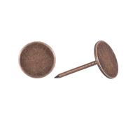 uxcell Puntine per tappezzeria per mobili, 20 pezzi, 19 x 30 mm, kit assortito in acciaio al carbonio, per casa, divano, fai da te, testa decorativa per unghie, colore: bronzo rosso