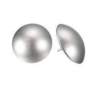 uxcell Puntine per tappezzeria per mobili, 25 pezzi, 25 x 16 mm, kit assortito in acciaio al carbonio, per casa, divano, fai da te, testa decorativa per unghie, tonalità argento