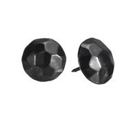 uxcell Puntine per tappezzeria per mobili, 25 pezzi, 25 x 25 mm, kit assortito in acciaio al carbonio, per casa, divano, fai da te, testa decorativa per unghie, colore nero