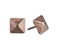 uxcell Puntine per tappezzeria per mobili, 50 pezzi, 12 x 17 mm, kit assortito in acciaio al carbonio, per casa, divano, fai da te, testa decorativa per unghie, colore: bronzo rosso