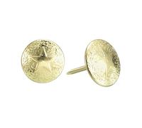 uxcell Puntine per tappezzeria per mobili, 50 pezzi, 16 x 20 mm, kit assortito in acciaio al carbonio, per casa, divano, fai da te, testa decorativa per unghie, colore oro