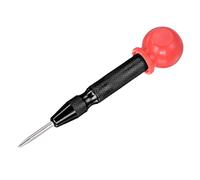 uxcell Punzone centrali automatiche, 1,2 cm, con molla e foro centrale, regolabile, nero con tappo per legno, metallo, plastica