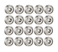 UXCELL radiali cuscinetto a sfera, 623 - 629ZZ/-2rs double Shield/sigillato, cuscinetti in acciaio al carbonio, a18060900ux0435, Pack of 20, 624ZZ (4 * 13 * 5)