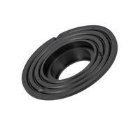 uxcell Riduttore di scarico a pavimento in silicone, copertura per scarico a pavimento, per foro da 4,6 a 9,9 cm, per tubi bagno, cucina, nero