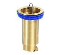 uxcell Scarico a pavimento a prova di odore, 7,1 cm, in ottone, tappo di scarico per doccia, prevenzione del riflusso, adatto per tubi, bagno, cucina, oro