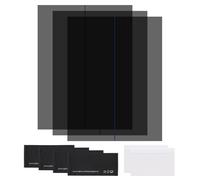 uxcell Set di 3 pellicole polarizzate, 16,5 x 21,6 cm, adesivi polarizzati, filtro polarizzatore lineare con kit di pulizia raschietto per riparazione schermo LCD, fisica, educazione, 90 gradi