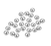uxcell Sfere per cuscinetti da 8 mm, 25 pezzi, in acciaio inox 440C, con finitura a specchio, grado G10, per cuscinetti di biciclette e ruote