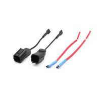 Uxcell sourcing map, 2 adattatori in plastica per altoparlanti per clacson, cablaggio a spirale per Honda