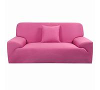 uxcell sourcing map Casa Reversibile Cinghia Elastica Allungabile Mobili Divano Tovaglia Protettiva - Fucsia Divano, 195-231cm, 77''-91''