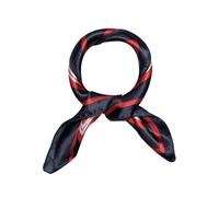 Uxcell sourcing map - Sciarpa da donna con stampa floreale, leopardata, a pois, a righe, quadrata, Rosso e blu, 19.68 x 19.68inches