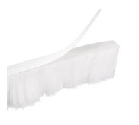 uxcell Spazzola per rimuovere gli agenti atmosferici, 6,1 m di lunghezza x 0,9 cm di larghezza x 2,3 cm di altezza, con guarnizione autoadesiva, spazzola bianca per porte e finestre