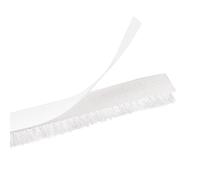 uxcell Spazzola per rimuovere le intemperie, 3 m di lunghezza x 0,7 cm di larghezza x 0,6 cm di altezza, guarnizione autoadesiva, spazzola bianca per porte e finestre