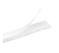 uxcell Spazzola per rimuovere le intemperie, 3 m di lunghezza x 0,9 cm di larghezza x 0,5 cm di altezza, guarnizione autoadesiva, spazzola bianca per porte e finestre