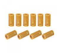 uxcell Stampante 3D Die Spring, 20 mm OD 40 mm di lunghezza 12 pezzi Spirale Stampaggio Luce Carico Compressione Molle per Stampante 3D Parti Elettriche, Giallo