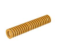 uxcell Stampante 3D Die Spring, 30mm OD 150mm Lungo Spirale Stampaggio Luce Carico Compressione Molle per Stampante 3D Parte Elettrica, Giallo