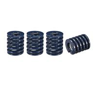 uxcell Stampante 3D Die Spring, 4 pezzi 25 mm OD 25 mm Lungo Spirale Stampaggio Luce Carico Compressione Molle per Stampante 3D Parti Elettriche, Blu