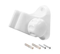 uxcell - Supporto per soffione doccia, regolabile, in ABS, 72 x 50 x 80 mm, a19062000ux0579, Bianco