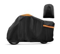 uxcell Telo coprimoto impermeabile 300D per modelli Cruisers Copertura per Harley Iron 883 Sportster FatBoy 114 Softail Outdoor Rain Snow Protection