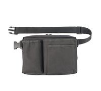 uxcellmo Organizer per infermiere, marsupio con tasche per disinfettante, per cure infermieristiche, cure mediche, assistenza all'infanzia, cameriere del ristorante (nero), (F0517BK)