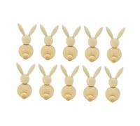 UxicRuya 10 Pezzi di Bambole di Legno Non Finite per Decorazioni per La Casa di Bambini E Bambine nel Giardino Delle Fate