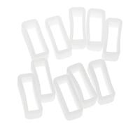 UxicRuya 10 Pezzi Ferma Cinturino Gomma Ricambio Blocco Cinturino Porta Cinturino Silicone Adatto Libero Collezionismo, 22mm