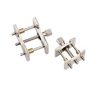 UxicRuya 2x Morsetto per movimento orologio Morsetto per cassa Orologio Accessorio per riparazione orologio Morsa per cassa reversibile per fissaggio