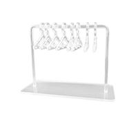 UxicRuya Appendi Orecchini, Porta Orecchini, 8 Mini Appendini, Organizer per Gioielli, Accessori per Foto, Organizer per Orecchini Autoportante, Grazioso Organ, Chiaro