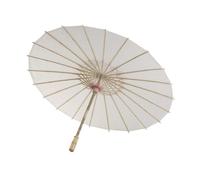UxicRuya Blank Paper Umbrella Fai Da Te Dipinto Ad Acquerello Art Child Birthday Gift Foto Prop per Bambini Adulti per Matrimoni Qipao Abbigliamento
