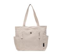 UxicRuya Borsa a Tracolla Riutilizzabile, Tote Bag Alla Moda per Il Lavoro, E Altro Ancora, Bianco