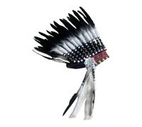 UxicRuya Copricapo Indiano con Piume Artificiali, Spettacolo, Costume, Cappello