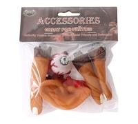 UxicRuya Dita Mozzate di Halloween, Finte, Terrificanti, Spaventose, Ornamenti di Dita Rotte per Scherzi, Feste, Stanze Infestate, Decorazioni Teatrali, con Occhio Orecchio