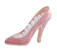 UxicRuya Espositore, Organizer per Orecchini, Portagioie Multiuso, Supporto per Mensole da Camera da Letto, Tavolo O Piano di Lavoro, Rosa 14x11cm